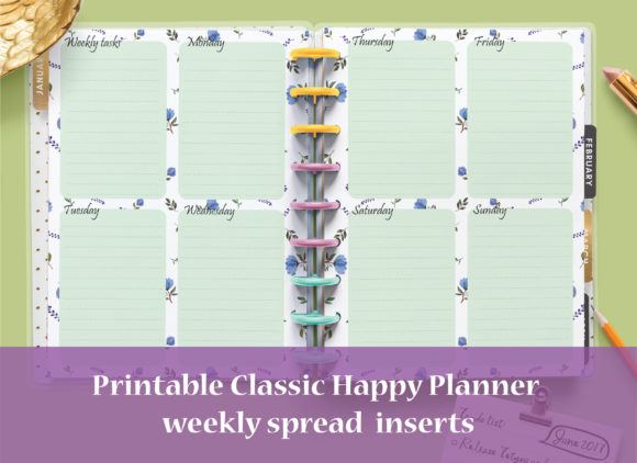 Download Weekly Spread Printable Planner - Print Collection