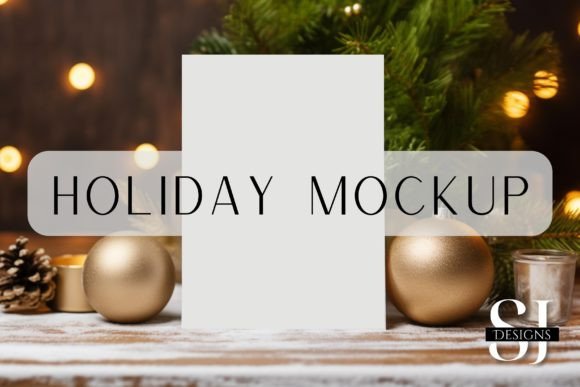 Download Cozy Holiday Invitation Mockup - Cozy holiday Collection
