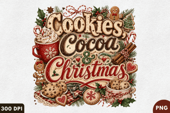Download Cookies Cocoa Christmas Cozy Holiday PNG - Premium Resources