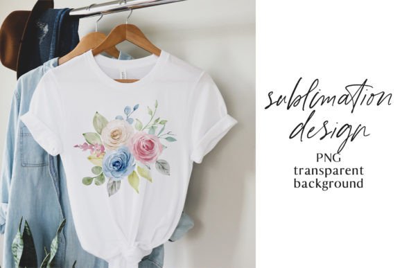 Download T-shirt Design with Flowers, PNG File. - Design Collection