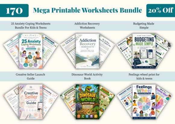 Download Mega Printable Worksheets Bundle - Print Collection