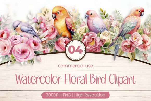 Download Floral Bird Clipart PNG - Floral bird Collection
